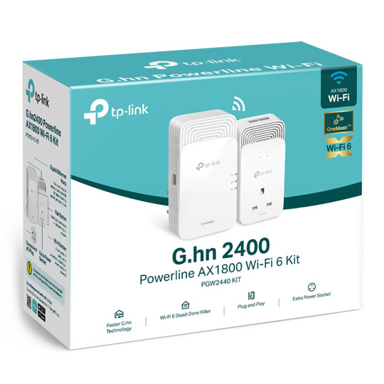 tp-link G.hn2400 Powerline AX1800 Wi-Fi 6 Kit