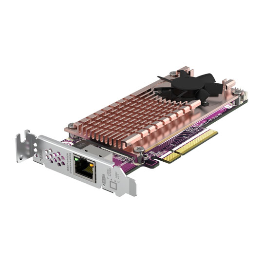 QNAP 2-Port PCIe Gen 3 x8 & Single-Port 10GbE Expansion Card