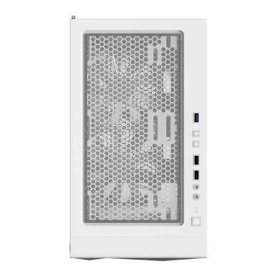 Montech X3 MESH White High Airflow Tempered Glass Gaming Case ATX inc 6x RGB Fans : image 3