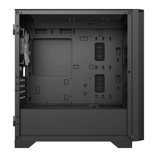 Montech AIR 100 ARGB Tempered Glass micro ATX Case with 4x RGB Fans Black