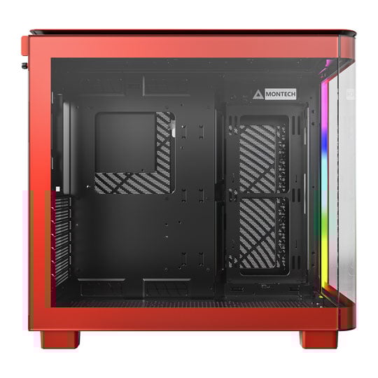 Montech KING 95 Red Mid Tower Curved Dual Window Case ATX