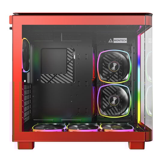 Montech KING 95 PRO Red Mid Tower PC Case
