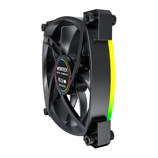 Montech AX120 PWM Black 120mm ARGB Case Fan : image 4