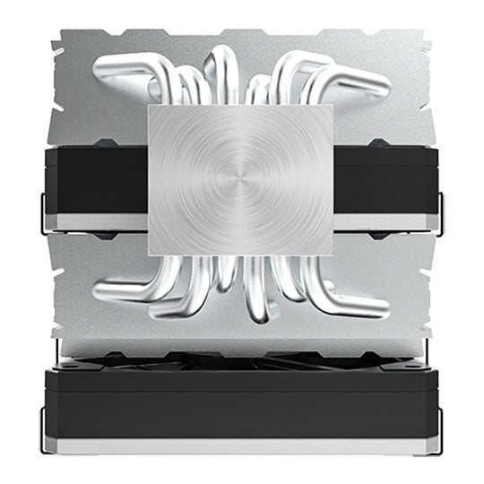 Montech METAL DT24 BASE Intel/AMD Performance CPU Air Cooler with 2x 120mm PWM Fan : image 4