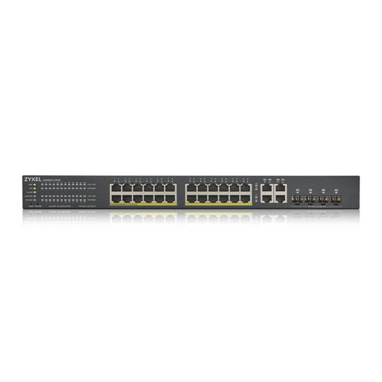 Zyxel 24-Port Smart Managed Gigabit PoE Switch