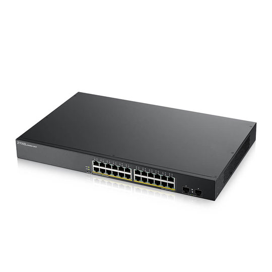 Zyxel 24-Port GS1900-24EP Smart Managed Gigabit PoE+ Switch 130W : image 3