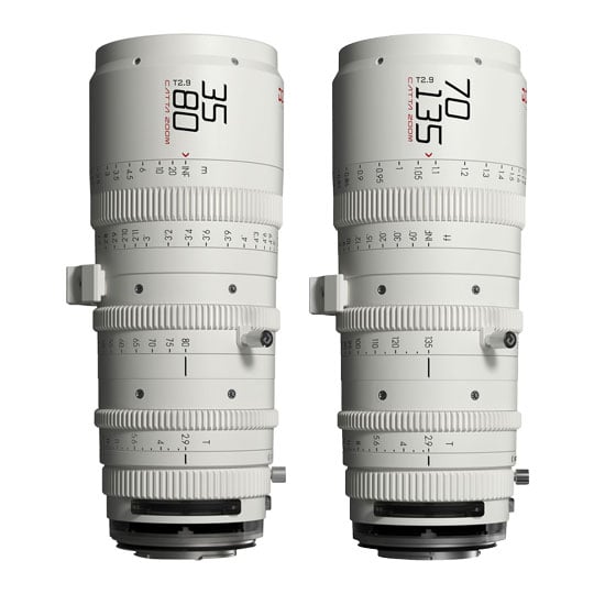 DZOFILM Catta 35-80 + 70-135mm Cine Zoom Lens Kit - E Mount