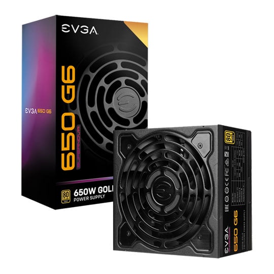 EVGA SuperNOVA 650 G6 650W 80+ Full Modular Gold Power Supply/PSU : image 1