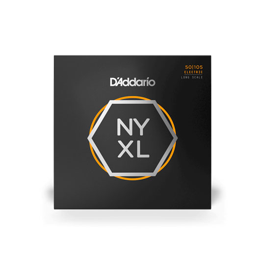 D'Addario NYXL50105 Nickel Wound Bass Guitar Strings, Medium, 50-105, Long Scale