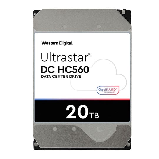 WD Ultrastar DC HC560 20TB 3.5" SATA Enterprise HDD/Hard Drive