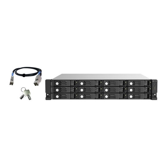 QNAP TL-R1220Sep-RP 12 Bay SAS/SATA Expansion Unit Enclosure