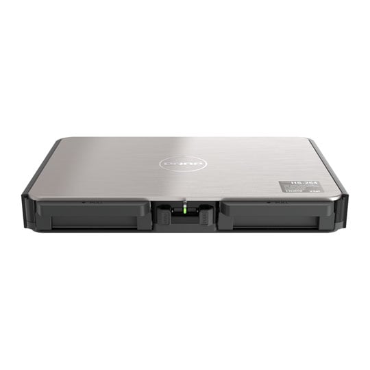 QNAP HS-264-8G 2 Bay Intel Celeron Desktop Silent Multimedia NAS : image 3