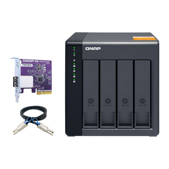 QNAP TL-D400S 4 bay Desktop JBOD Storage Enclosure