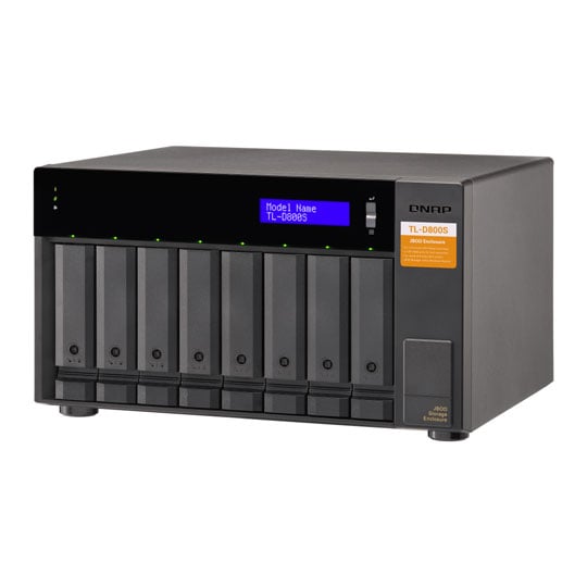 QNAP TL-D800S 8 bay Desktop JBOD Storage Enclosure