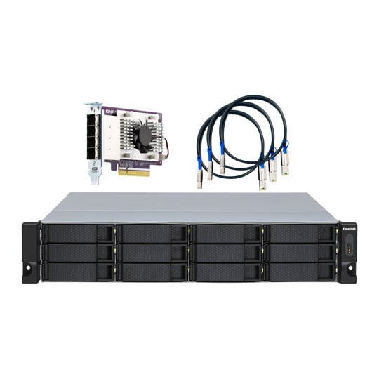 QNAP TL-R1200S-RP 12 Bay 2U Rackmount JBOD Storage Enclosure