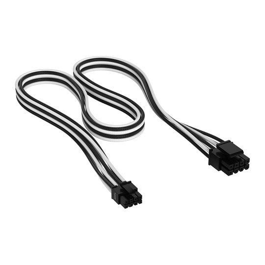 Corsair Premium Black/White Individually Sleeved EPS12V Type-5 CPU Cable