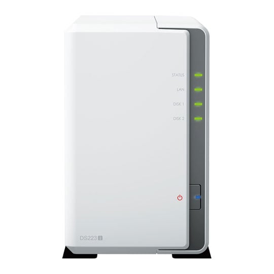 Synology 2 Bay DS223J Desktop NAS Unit + 2x 4TB Synology HAT3300 HDD
