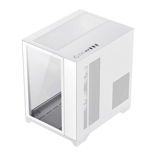 GameMax Mini Infinity Tempered Glass White Micro-ATX PC Gaming Case : image 3