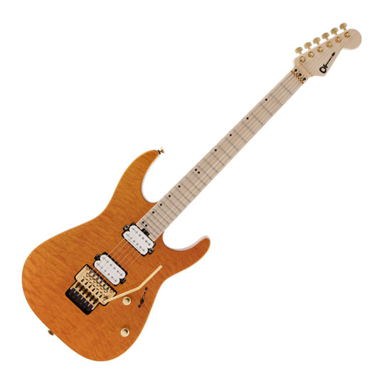 (Open Box) Charvel - Pro-Mod DK24 HH FR M  - Dark Amber : image 1