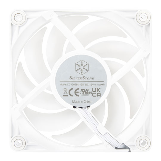 SilverStone Vista ARGB 120mm PWM White Single Fan : image 4