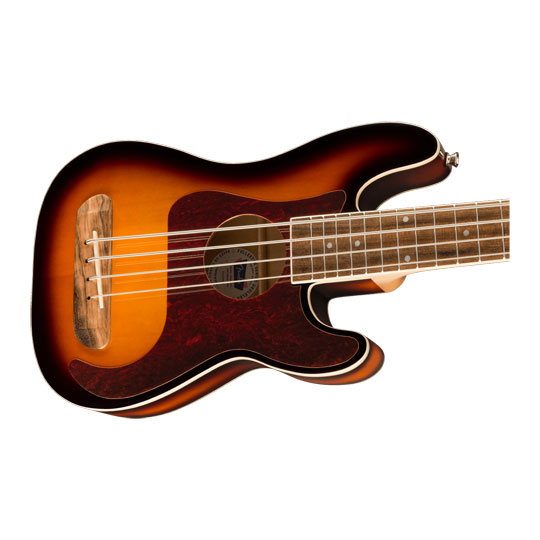 Fender Fullerton Precision Bass Uke, 3-Colour Sunburst