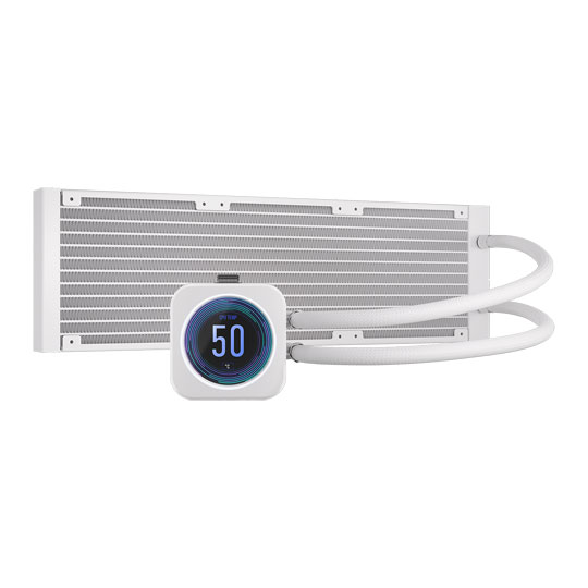 Corsair iCUE H150i ELITE LCD XT White 360mm Intel/AMD Refurbished CPU Liquid Cooler : image 3