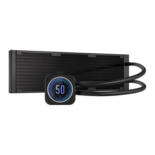 Corsair iCUE H150i ELITE LCD XT 360mm Intel/AMD Refurbished CPU Liquid Cooler Black : image 3