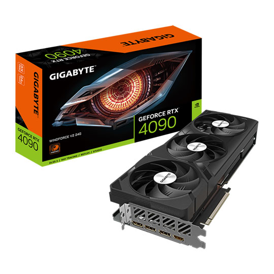 Gigabyte NVIDIA GeForce RTX 4090 24GB WINDFORCE V2 Ada Lovelace Graphics Card : image 1