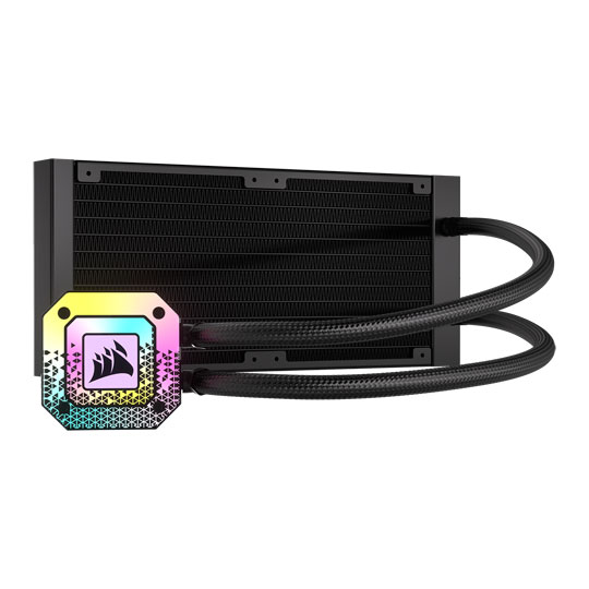 CORSAIR iCUE H100i ELITE CAPELLIX XT 240mm Intel/AMD Refurbished CPU Liquid Cooler : image 3