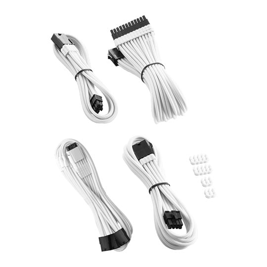 CableMod Pro ModMesh 12VHPWR StealthSense Cable Extension Kit (White) : image 4