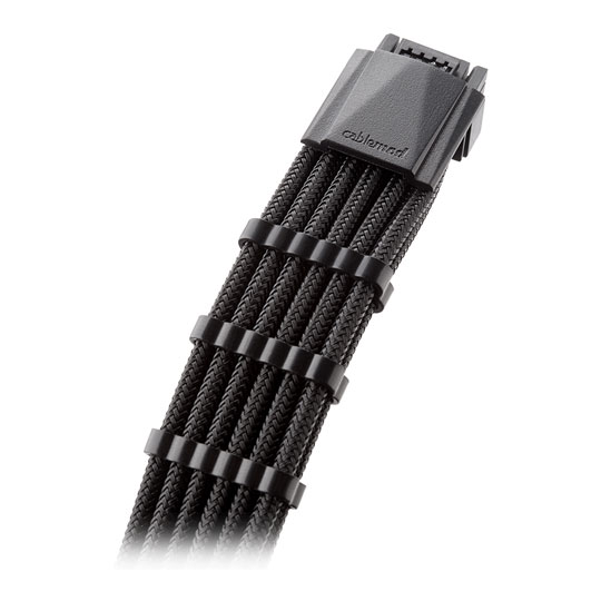 CableMod C-Series Pro Black Sleeved 12VHPWR StealthSense PCI-e Cable for Corsair