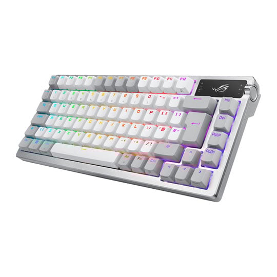 ASUS ROG Azoth White Wireless Snow Switch UK Mechanical Gaming Keyboard