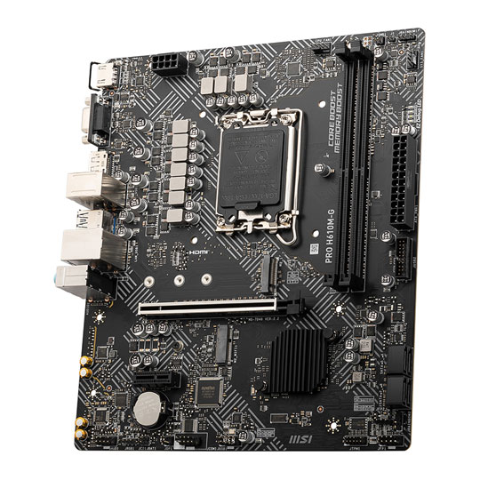 MSI PRO Intel H610M-G Micro-ATX Motherboard : image 3