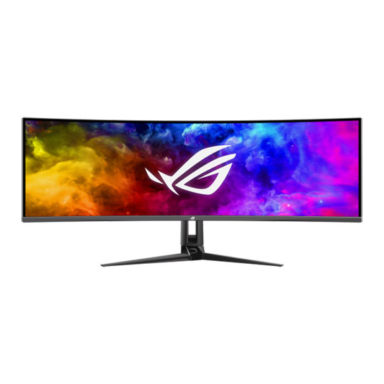 ASUS 49" DQHD 144Hz Curved G-SYNC Compatible QD-OLED UltraWide Gaming Monitor : image 1
