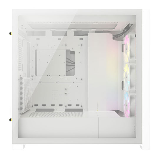 Corsair 5000D RGB Airflow White + Corsair H100i ELITE CAPELLIX XT White AIO Bundle