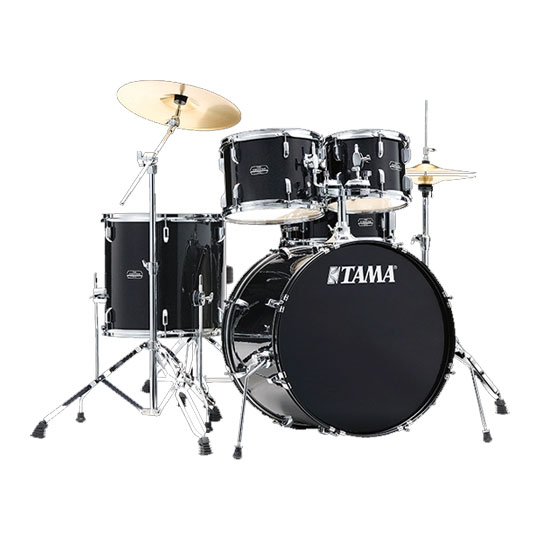 Tama STAGESTAR, 20" 5pc Kit with Hardware w/ ZP1418, Black Night Sparkle