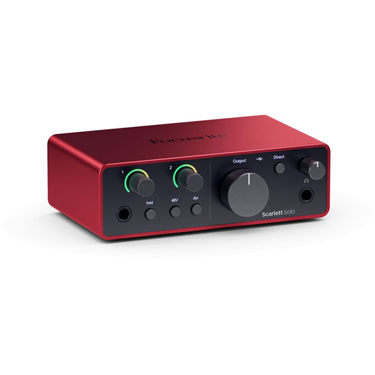 (Open Box) Focusrite Scarlett Solo 4th Gen - Audio Interface