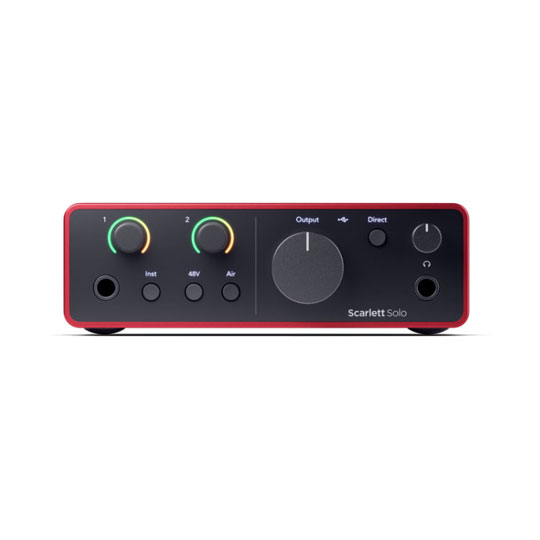 (Open Box) Focusrite Scarlett Solo 4th Gen - Audio Interface