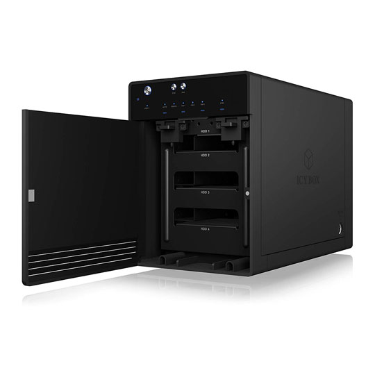 ICY BOX 4-bay USB 3.1 SATA 3 Open Box Storage Solution : image 2
