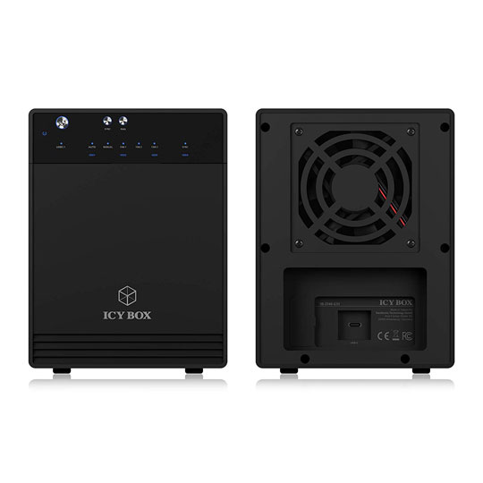 ICY BOX 4-bay USB 3.1 SATA 3 Open Box Storage Solution : image 4