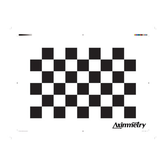 Aximmetry Calibration Board