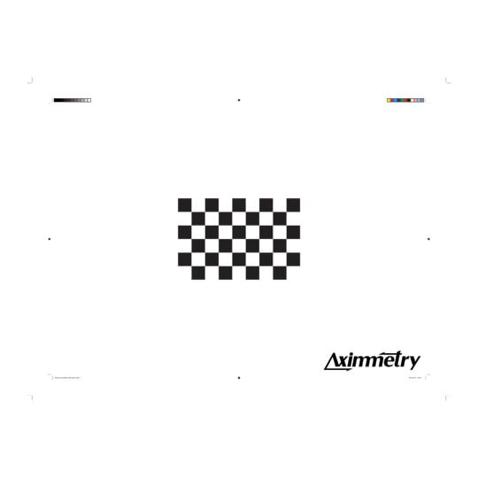 Aximmetry Calibration Board