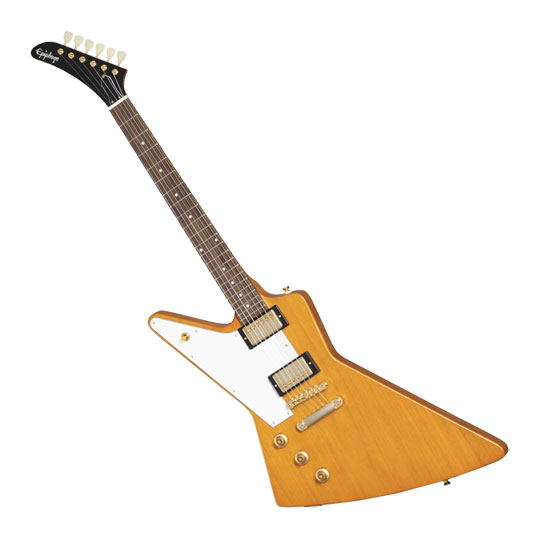 Epiphone Korina Explorer Left-Handed (Incl. Hard Case) Aged Natural