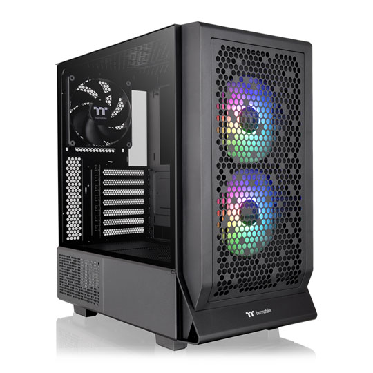 ThermalTake Ceres 330 TG ARGB  Black Mid Tower PC Case : image 1