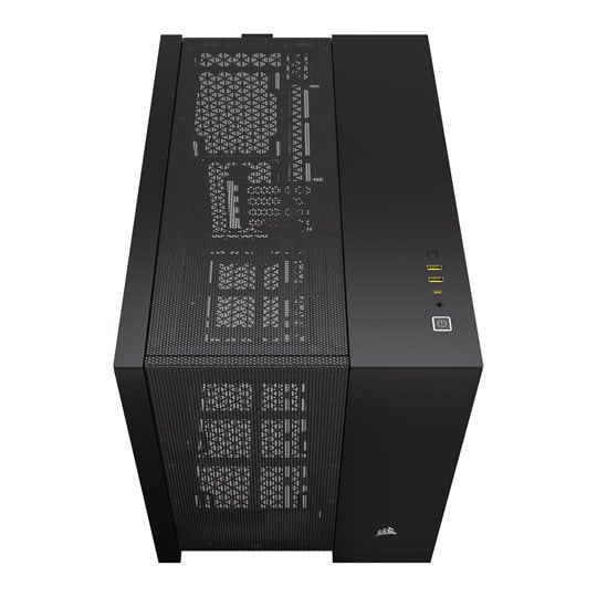 Corsair 2500D Airflow Black Dual Chamber Tempered Glass Micro ATX PC Case : image 3