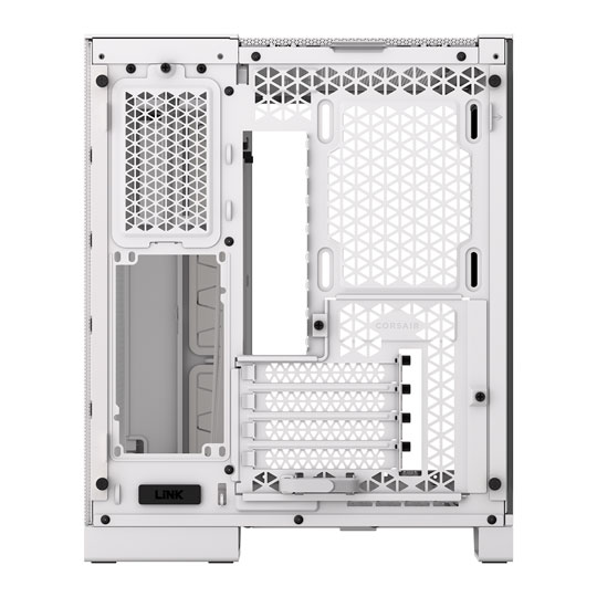 Corsair 2500D AIRFLOW White Dual Chamber Tempered Glass Micro ATX PC Case : image 4