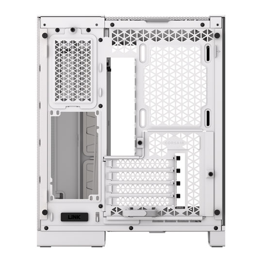 Corsair 2500X White Dual Chamber Tempered Glass Micro ATX PC Case : image 4