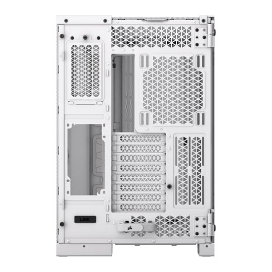 Corsair 6500D Airflow White Dual Chamber Tempered Glass Mid Tower PC Case : image 4