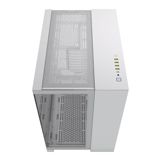 Corsair 6500X White Dual Chamber Tempered Glass Mid Tower PC Case : image 3