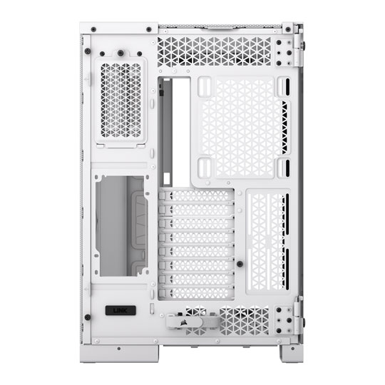 Corsair 6500X White Dual Chamber Tempered Glass Mid Tower PC Case : image 4